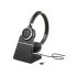 Jabra Evolve 65 SE MS Stereo Bluetooth Business Headset, Includes Charging Stand &amp; Link380a Dongle
